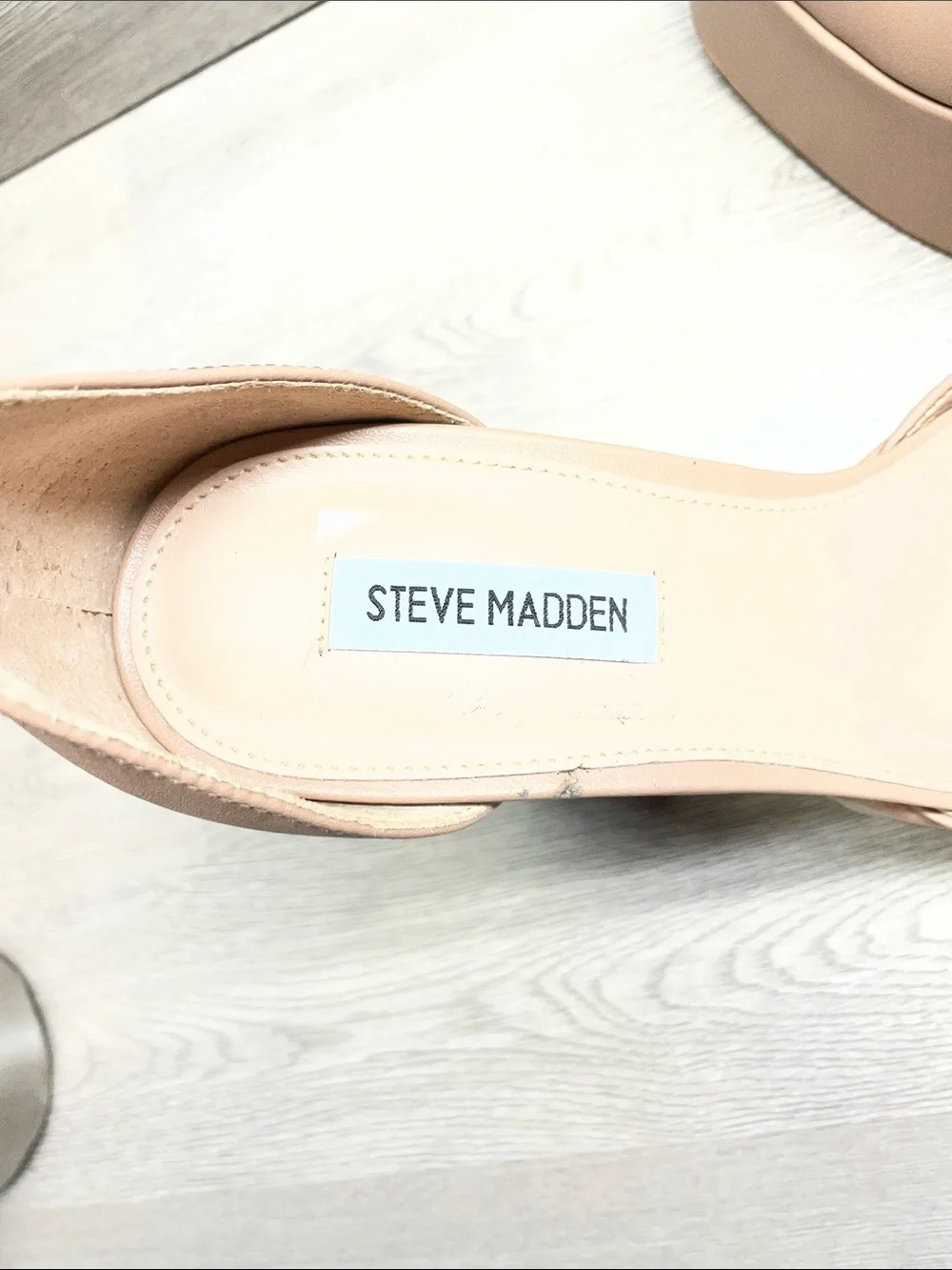 Steve Madden Blush Platform Block Heel Sandals #1549